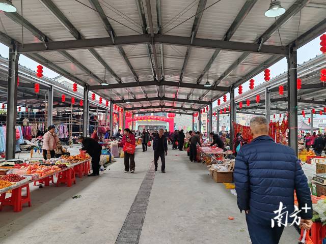 新建的東陂綜合市場(chǎng)。