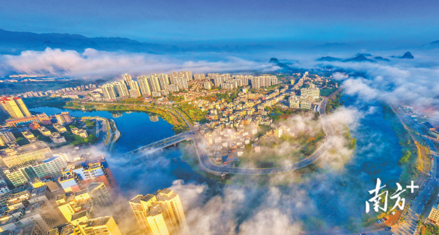 連州加快建設成為一座有希望、有支撐、有特色、有溫度的粵湘桂交界區(qū)域中心城市。丘貴星 攝